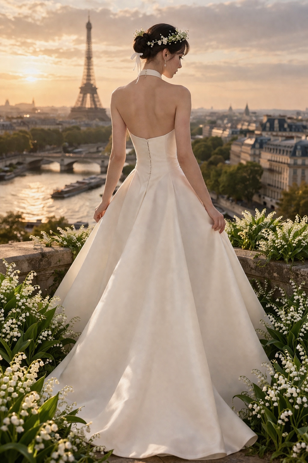 Giselle Satin Gown