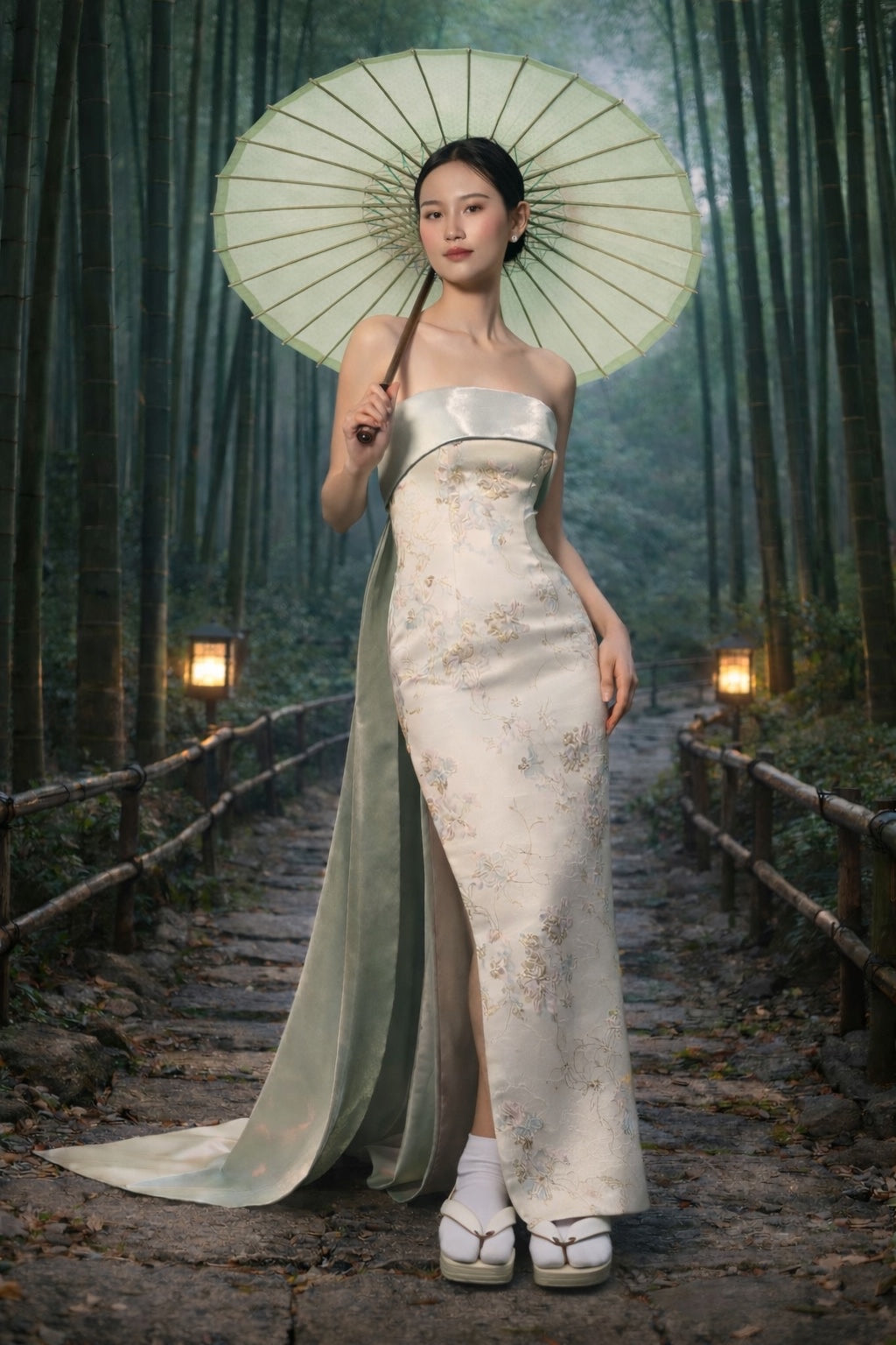 Kyoto Embroidered Gown