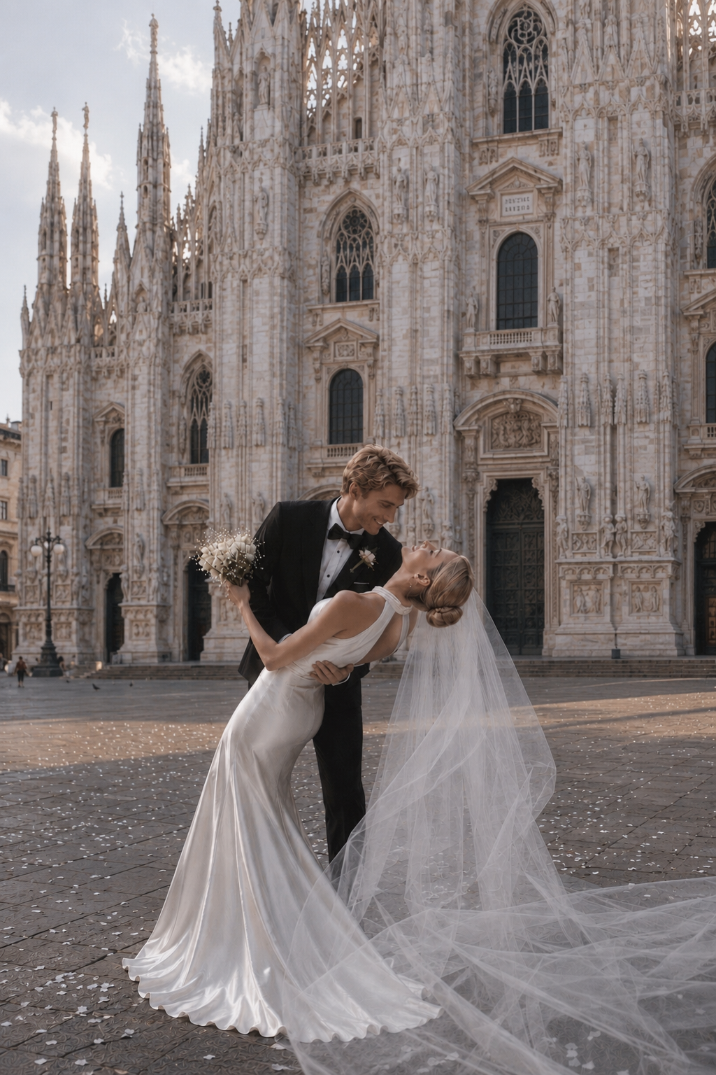 Juliet Satin Gown