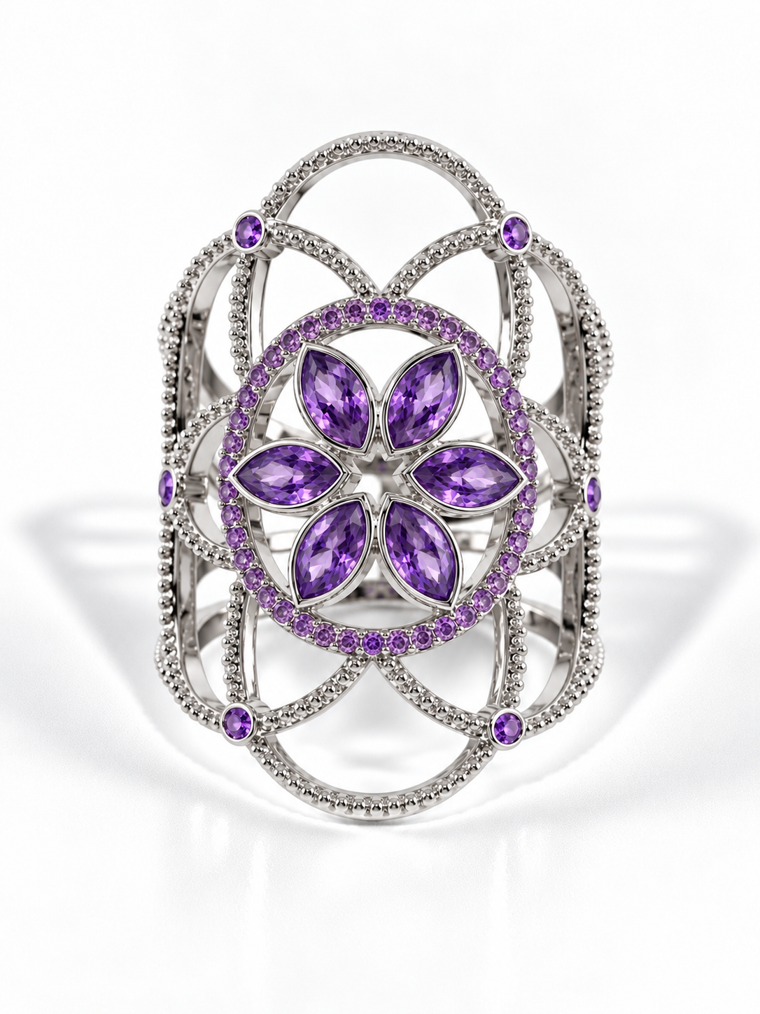 Ring of Light Amethyst