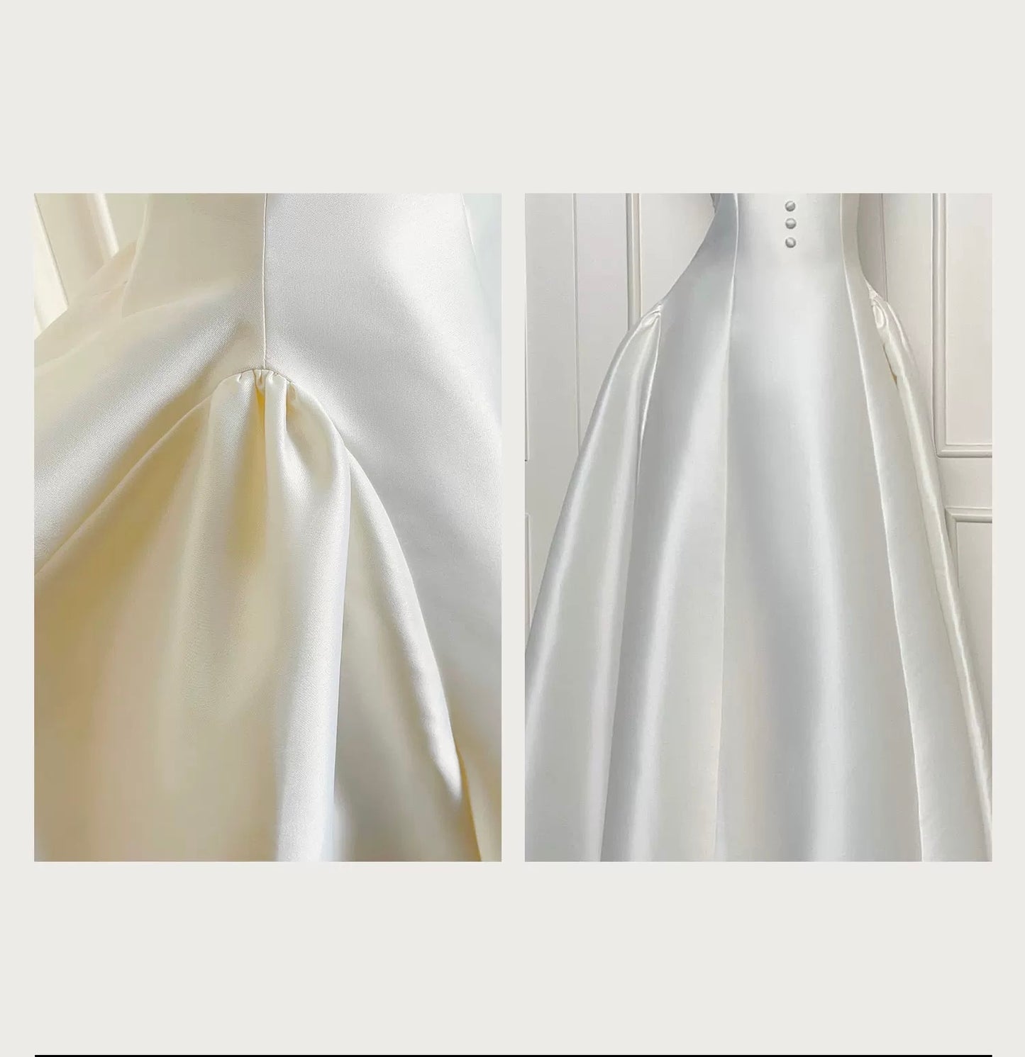 Giselle Satin Wedding Gown