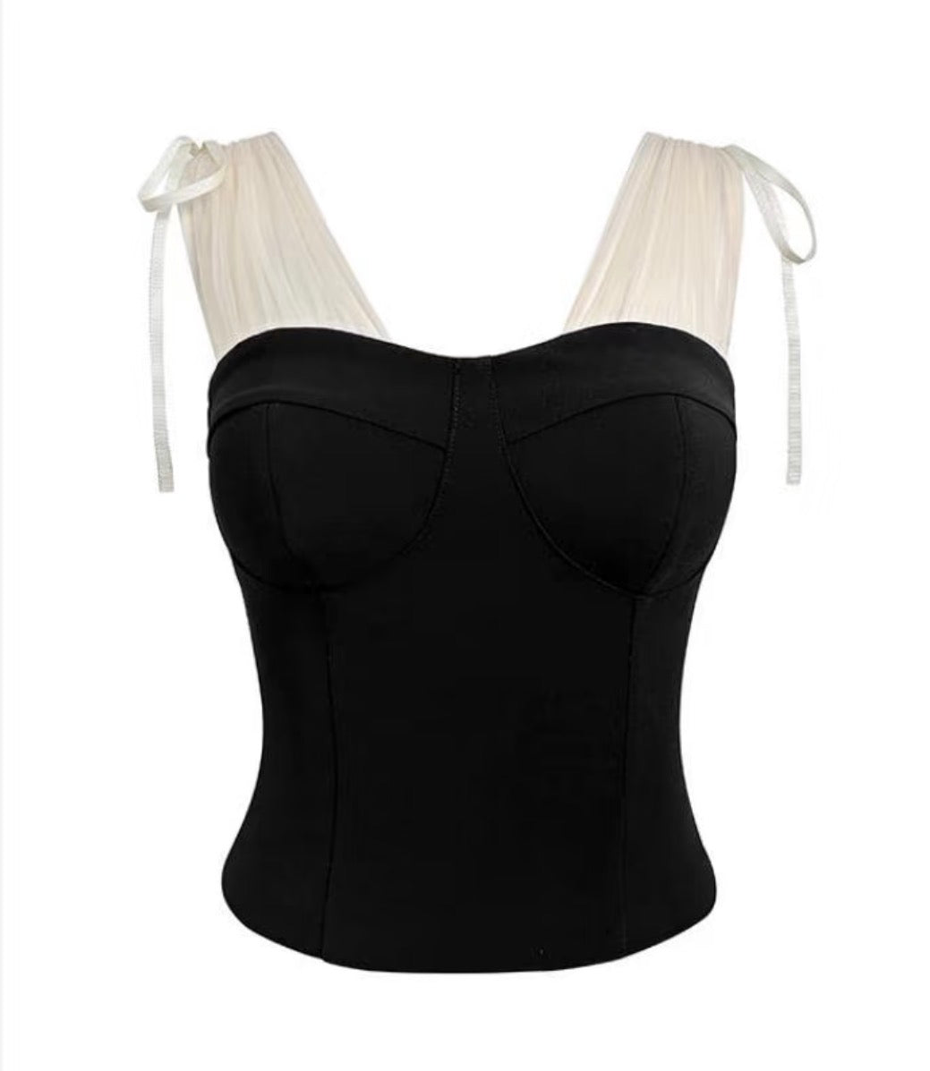Swan Contrast Top