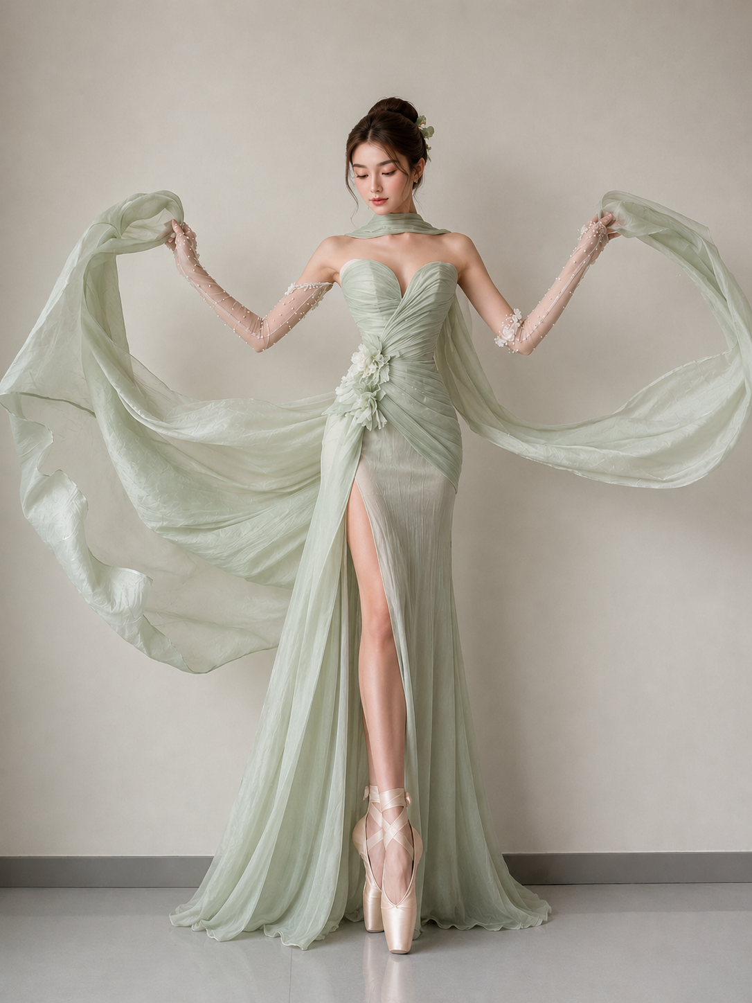 Sylph Mint Gown