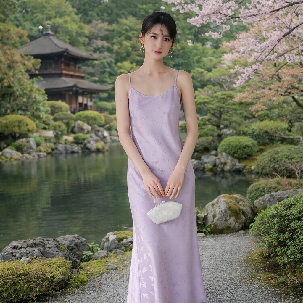 Cio Cio San Lilac Dress