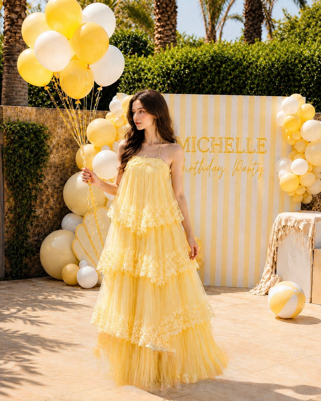Belle Ruffled Dress