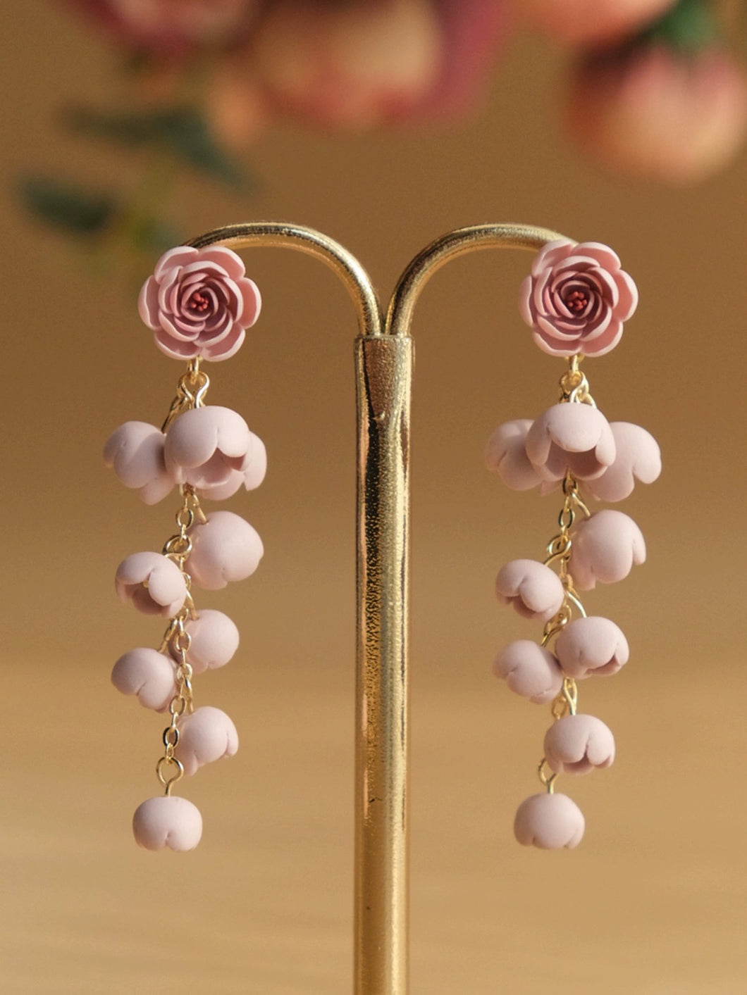 Rose Adagio Scented Clay Earrings