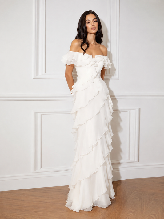 Odette Ruffled Dress