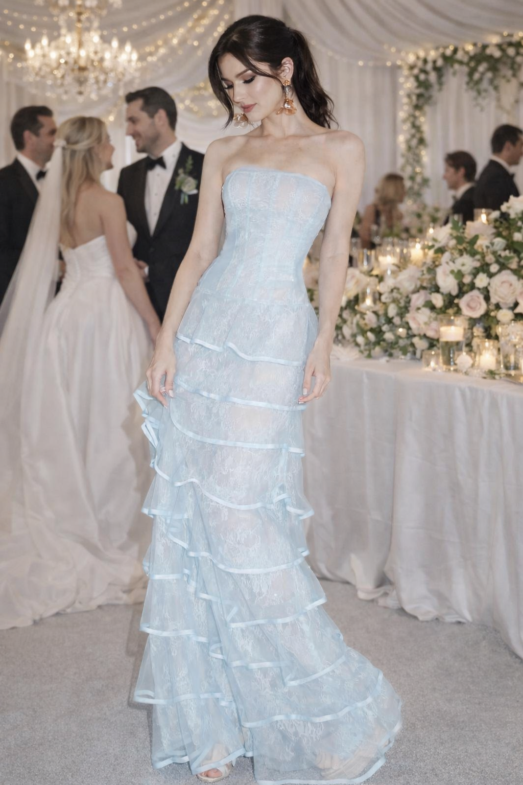 Nikiya Ruffle Gown