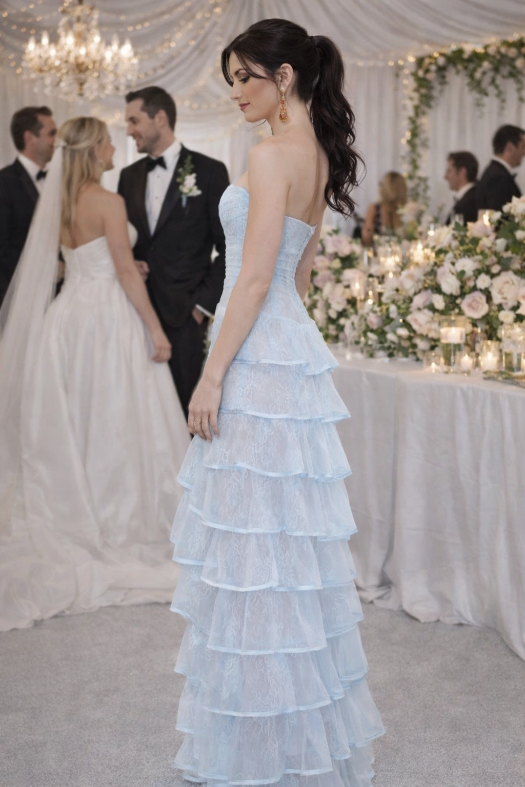 Nikiya Ruffle Gown
