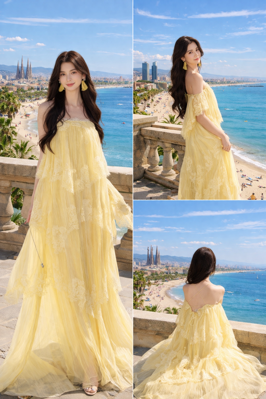 Nikiya Ruffles Dress