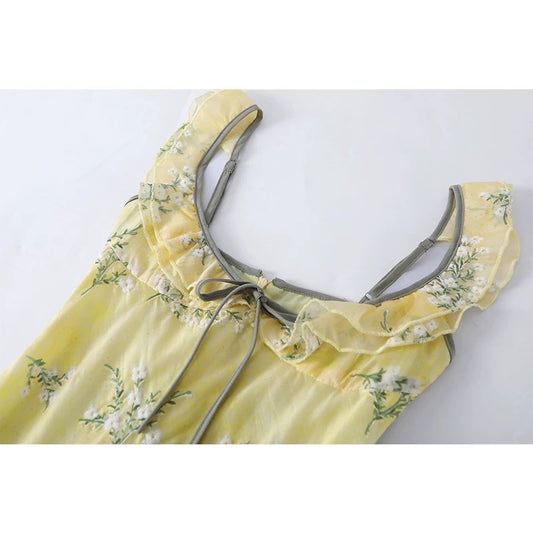 June Embroidered Dress