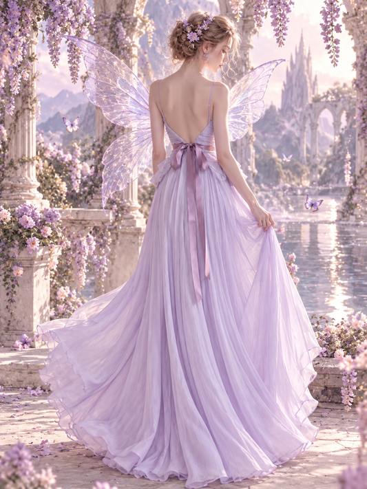 Lilac Fairy Maxi Dress