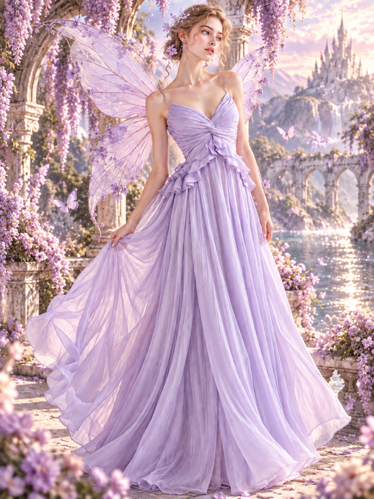 Lilac Fairy Maxi Dress