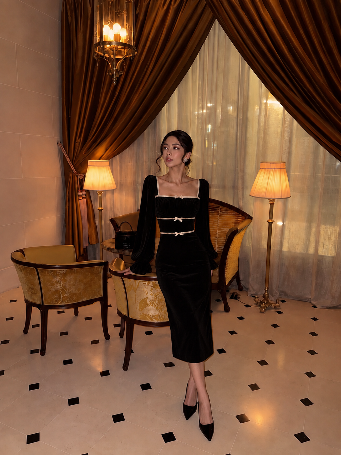 Juliet Velvet Dress