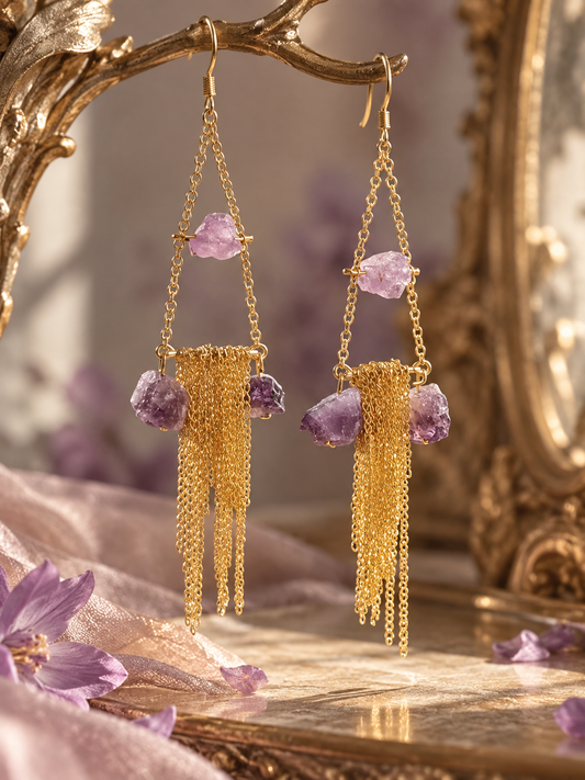Titania Amethyst Earrings