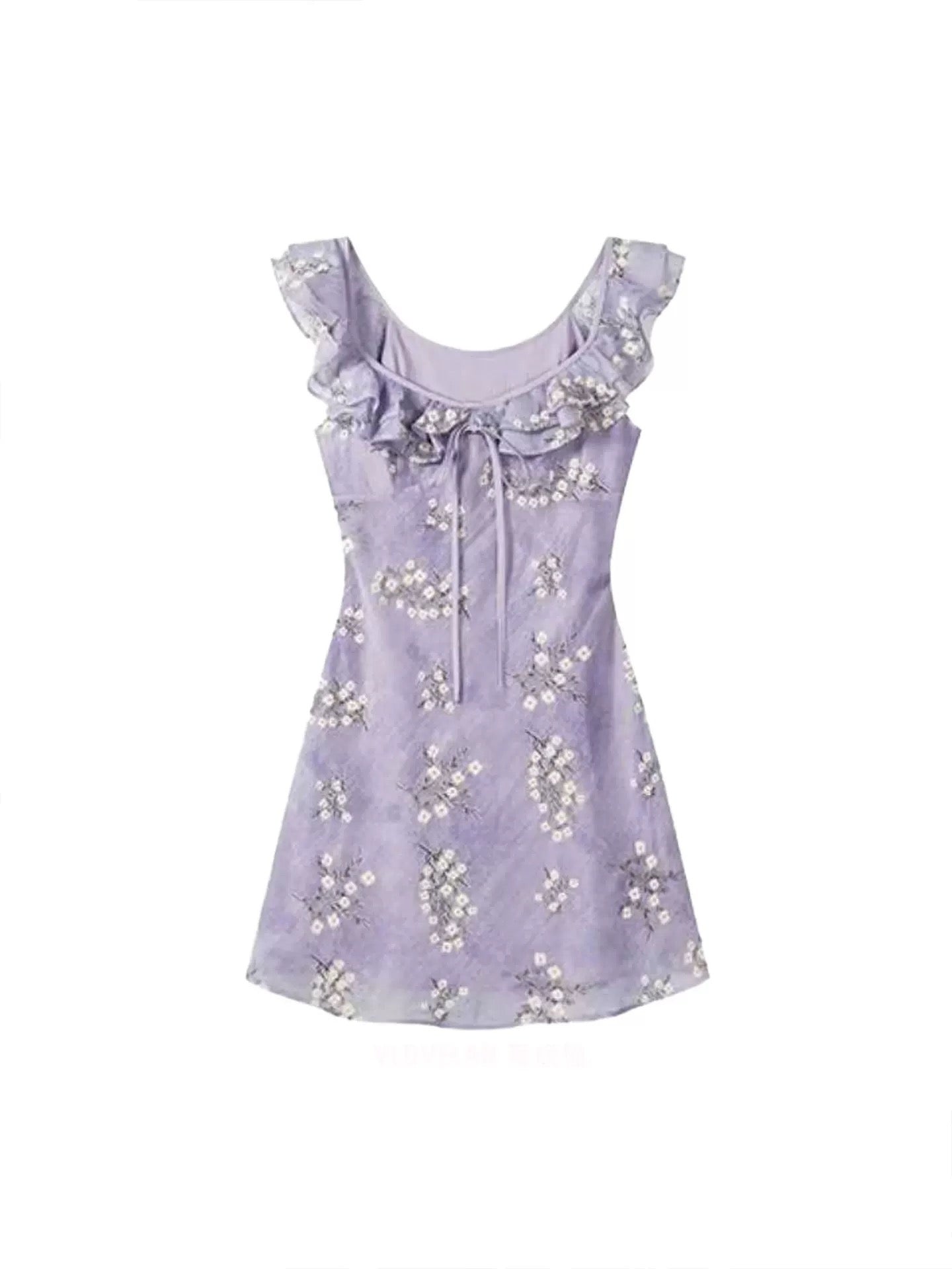 Helena Embroidered Mini Dress