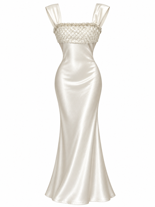 Diamond Satin Dress