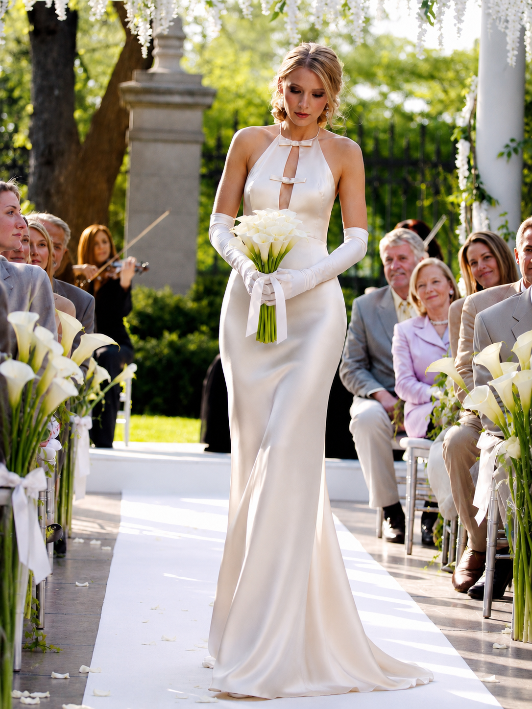 Juliet Satin Gown