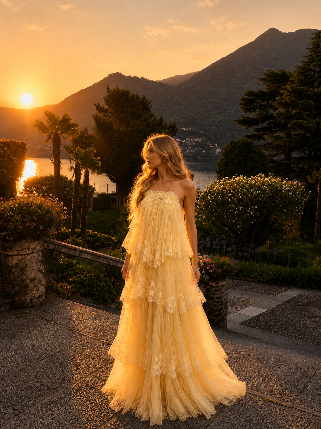 Belle Ruffled Dress
