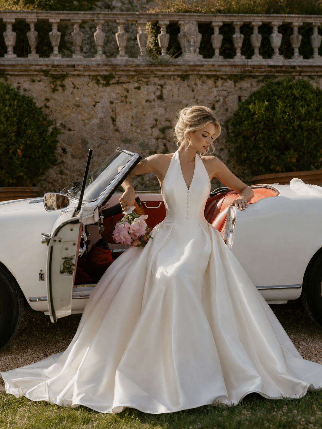 Giselle Satin Gown