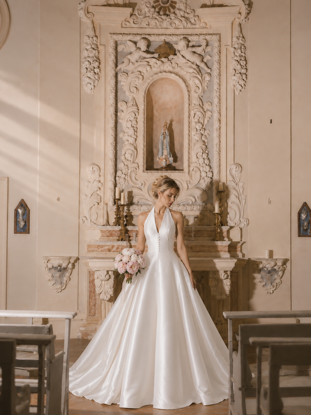 Giselle Satin Gown