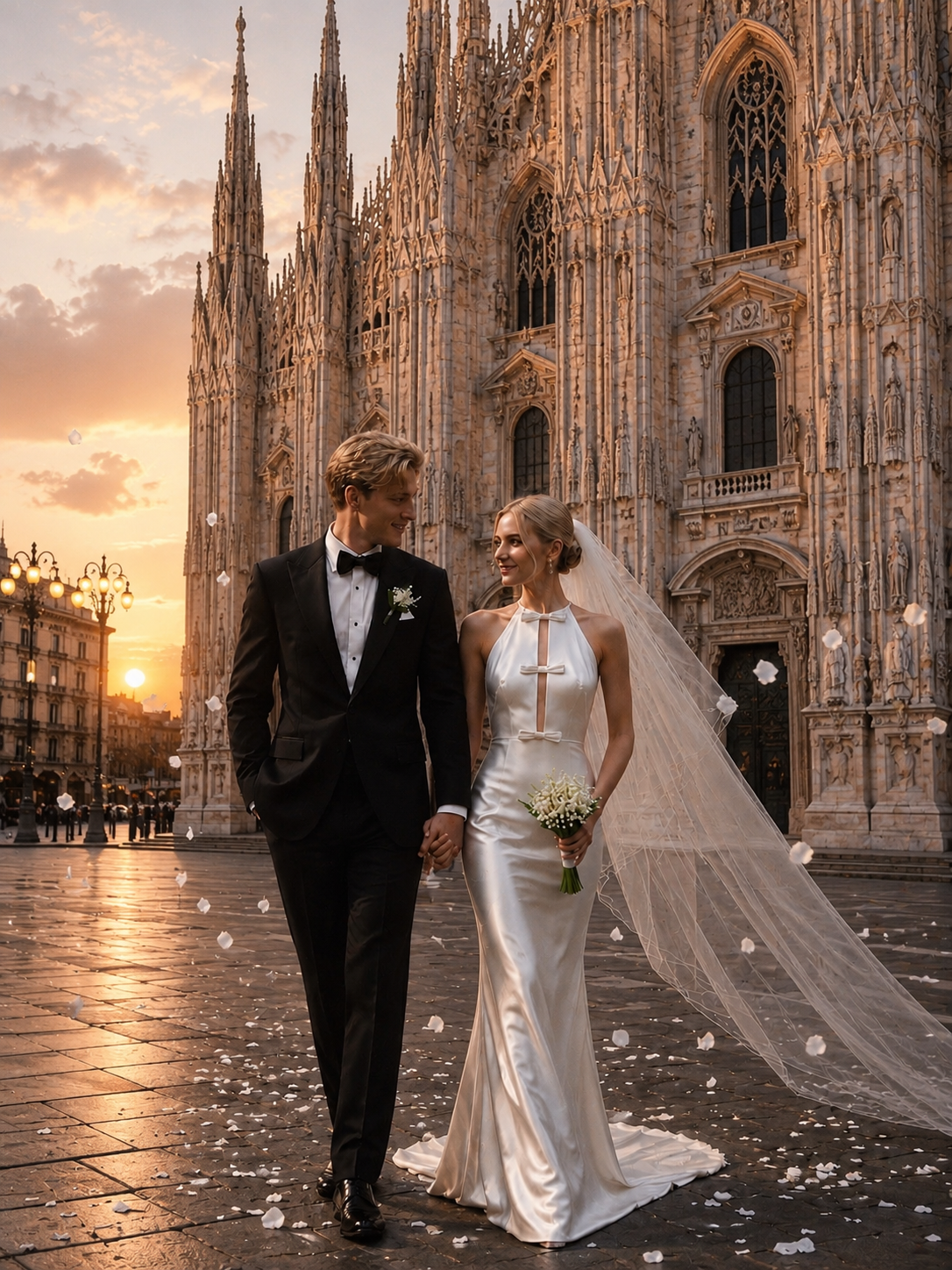 Juliet Satin Gown