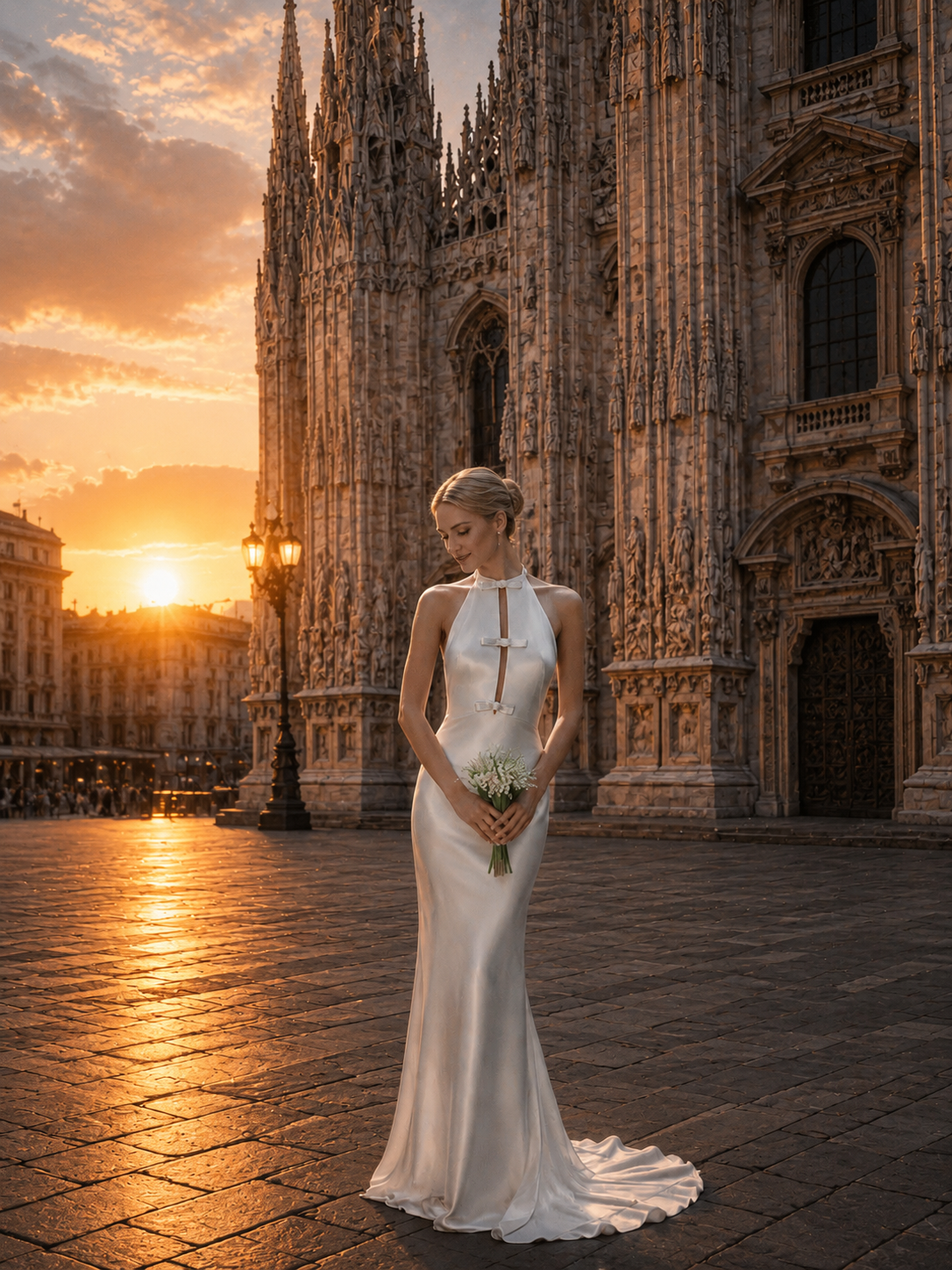 Juliet Satin Gown